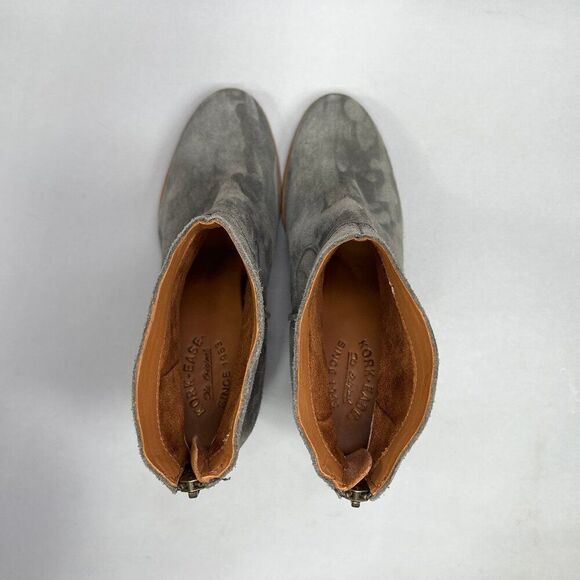 Kork-Ease Women's Size 10 Lapra Grey Suede Western Ankle Boots - Picture 8 of 12